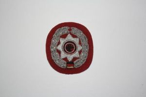 Feldjager German Military Police Bullion Wire Officers cap badge