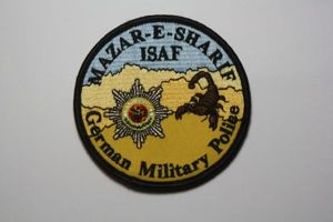 Feldjager German Military Police ISAF patch