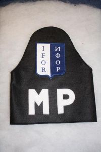 IFOR military Police Brassard Balkans War