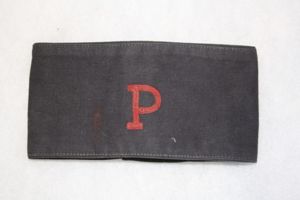 Belgium Navy Police Armband Rare