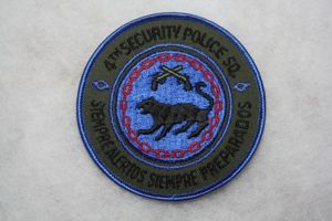 4th Security Police Squadron Patch