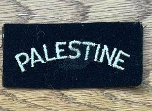 RAF WW2 Palestine Nationality Title