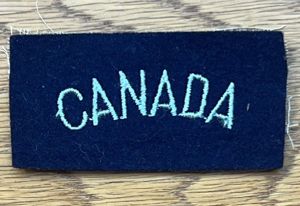 RAF WW2 Canada Nationality Title