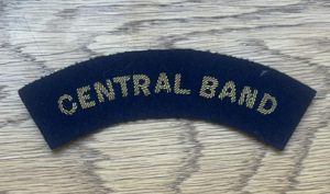 RAF Central Band Bullion Shoulder Title