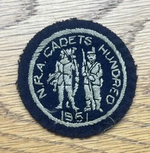 ATC NRA Cadets 100 1961 Patch
