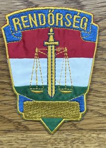 Hungary Rendorseg Police Cloth patch