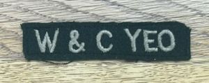 W & C YEO - Westmorland & Cumberland Yeomanry Shoulder …