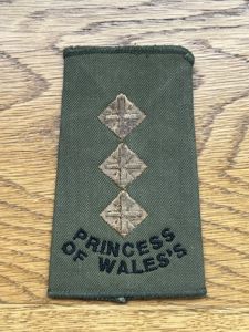 Princess of Wales Captain Rank Slide