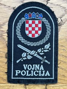 Croatia Vojna Policija Military Police Patch