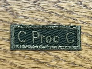 Canada CPROC Titles Combat uniform in the mid 1960s