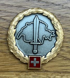Switzerland Military Police Cap Badge