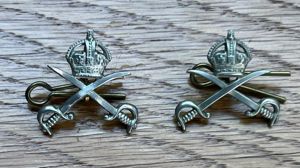 Army Physical Training Corps Kings Crown Collar Badges