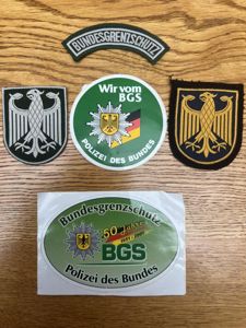 German BGS Federal Border Guard Set Bundesgrenzschutz