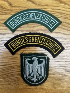 German BGS Federal Border Guard Set Bundesgrenzschutz