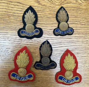 Royal Engineers Collars x 5
