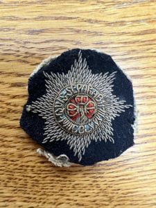 Irish Guards Officers Collar Badge Old