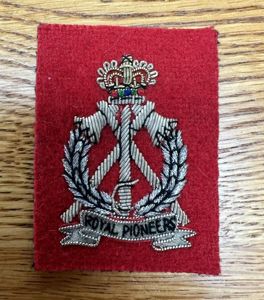 Royal Pioneers Officers Cap Badge