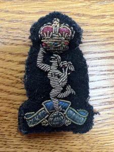 Royal Corps Signals Officers Cap Badge Used