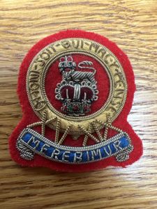 15th-19th Hussars Officers Cap Badge