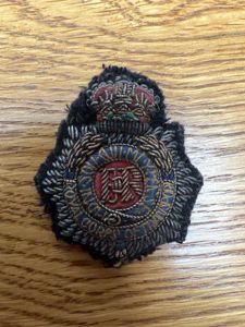 Royal Corps Transport Officers Cap Badge Used
