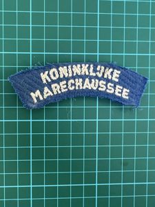 Netherlands Royal Military Police Curved Shoulder Title