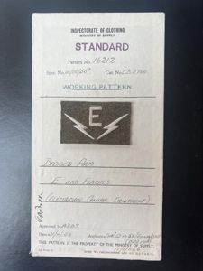 Sealed Patten Electrician Control Equipment Trade Badge