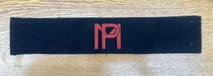 Belgium MP Red Printed On Black Armband