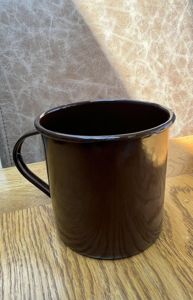 British Military Brown Mug Dated 1952 With Crows Foot