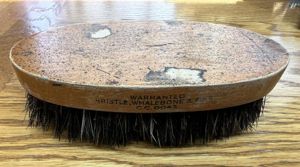 British Military Hair Brush Dated 1944 & Crows Foot