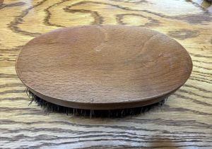 British Military Hair Brush Dated 1943 & Crows Foot