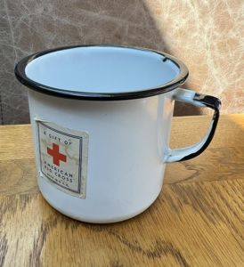 Enamel Mug A Gift of American red Cross