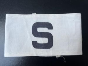 US Military S (Sentenced) Armband 1959 Rare Find