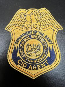 USA Department of The Army CID Agent