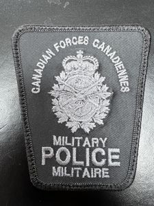 Canadian Forces Military Police Bi Lingual Patrol Uniform Patch