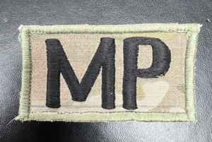 Camo MP Patch Afghanistan Manufacture