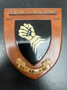 6th Armoured Division Wall Plaque