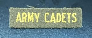 Canadian Army Cadets Title