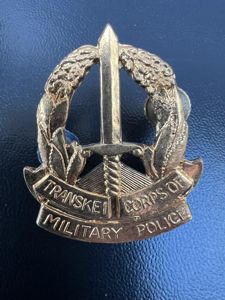 Transkei Corps Military Police Cap Badge