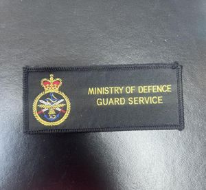 Ministry Of Defence Guard Service Chest Patch