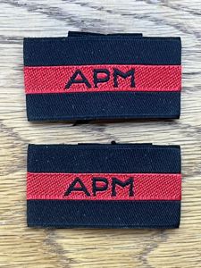 RAF Police Assistant Provost Marshall APM Rank Loops Pair