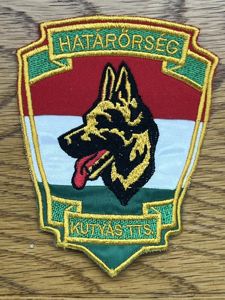Hungary K9 Border Guard Hatarorseg Kutvas TTS Patch