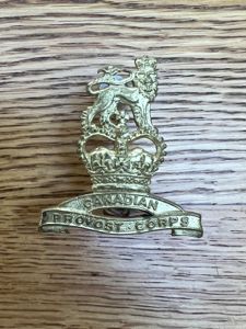 Canada Canadian Provost Corps Right Facing Brass OR Collar