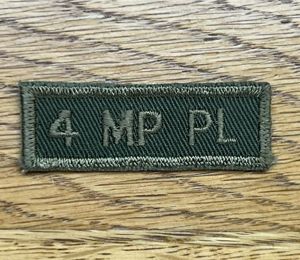 Canada 4th MP OG Combat Title 1970s -