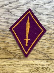 Switzerland Military Police Collar Patch Purple