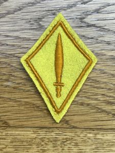 Switzerland Military Police Collar Patch Yellow
