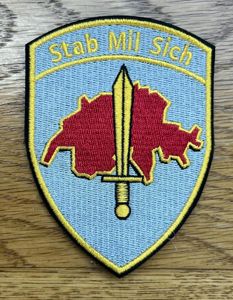 Switzerland Military Police Stab Mil Sich Colour