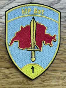 Switzerland Military Police MP Bat 1 Colour