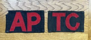 Army Physical Training Corps Track Suit Patches