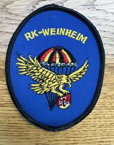 German Airborne Patch Weinheim Germany