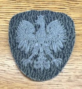 Poland Army Cap Eagle Rubber on Cammo
